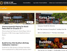 Tablet Screenshot of jp.koreanbuddhism.net